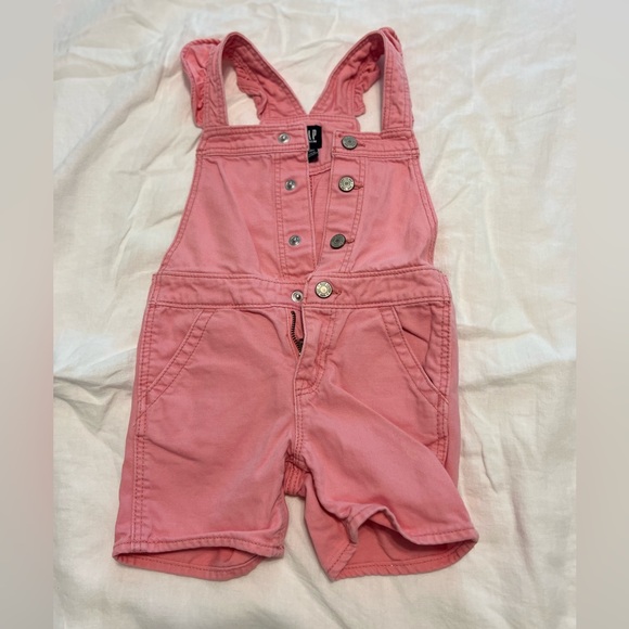 The Gap Pink Short Overalls - Picture 2 of 3